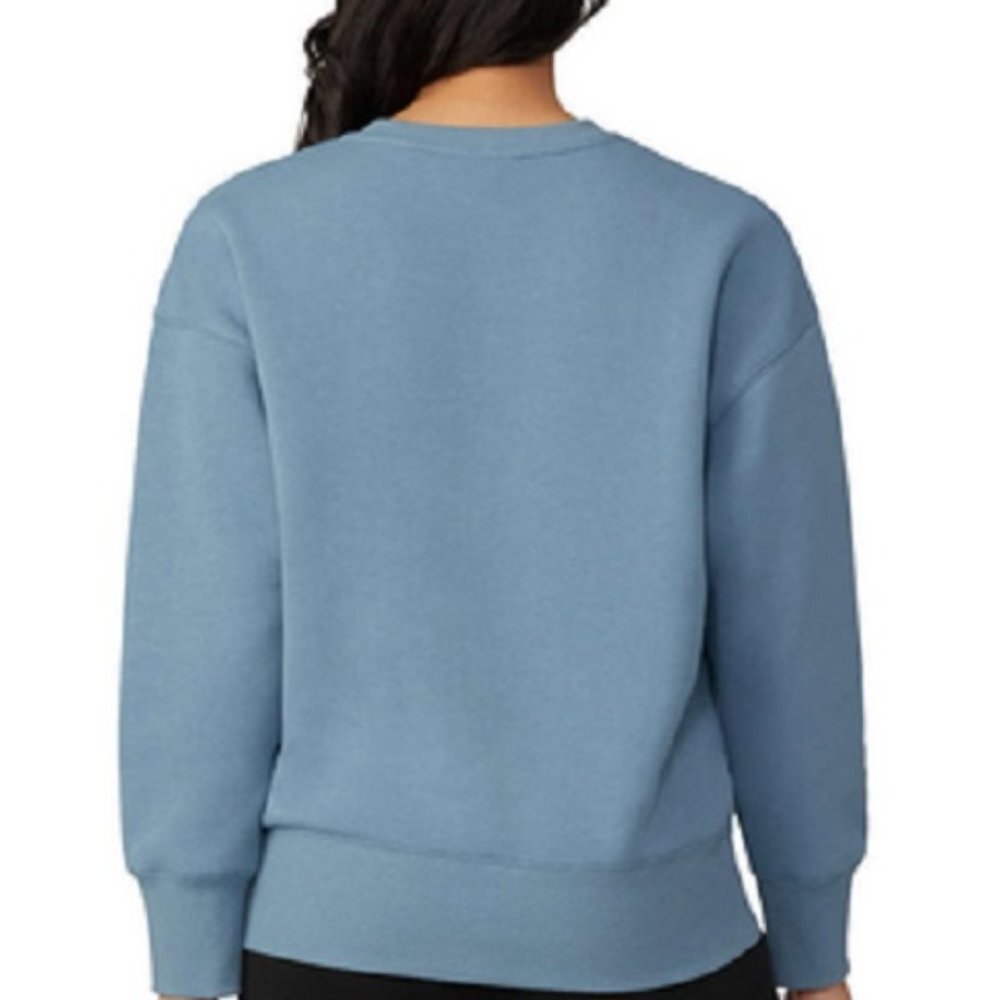 NWT FILA Ladies' Logo Crewneck Blue Springlake - Picture 2 of 2